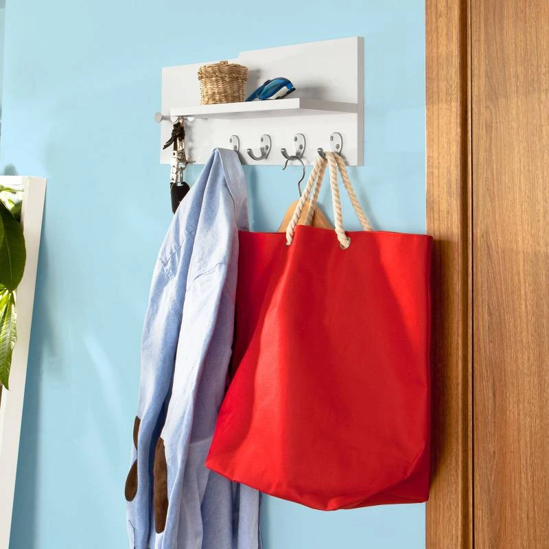 Penderie Porte-manteaux Mural FRG54-W 2 Penderie Porte-manteaux Mural FRG54-W – Image 2