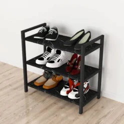 Étagère à Chaussures Sømna à 3 Niveaux -Promos Déco Vestiaire Boutique 30e8a6fc3a2548c389ce0bb0c1a9f9fc
