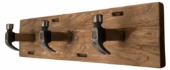 Portemanteau Mural 3 Crochets Teck