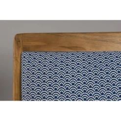 Fauteuil En Teck Tissu Bleu -Promos Déco Vestiaire Boutique 34a7f4d152a844729227bc48454f6e62