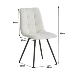 Lot De 2 Chaises BJORN -Promos Déco Vestiaire Boutique 36c44d08203644b88e24b87db72006c7