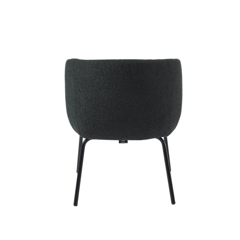 Fauteuil BELEM En Tissu Bouclette Blanc 10 Fauteuil BELEM En Tissu Bouclette Blanc – Image 10