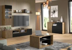 Meuble TV AURIS 200x42x42 -Promos Déco Vestiaire Boutique 3b8284f6489749e3bc105a65ea3e936c