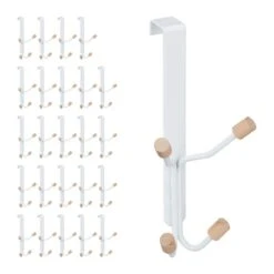 Crochet De Porte 4 Crochets Lot De 25