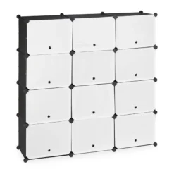 Étagère à Chaussures Noir Et Blanc