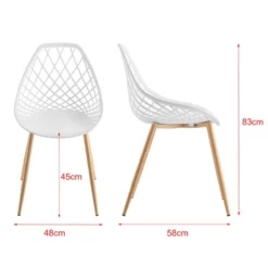 Lot De 2 Chaises Warschau Plastique -Promos Déco Vestiaire Boutique 420a3b9a814b42ed9aeda1b4ac12971e