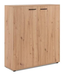 Meuble à Chaussures 2 Portes 8 étagères