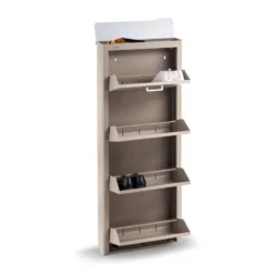 Meuble à Chaussures KIBO 4 Compartiments -Promos Déco Vestiaire Boutique 4842f72361e84c08a781497ada5e7ec1