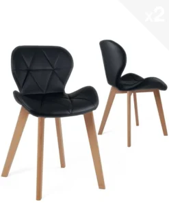 Chaises Scandinaves FATI (lot De 2)