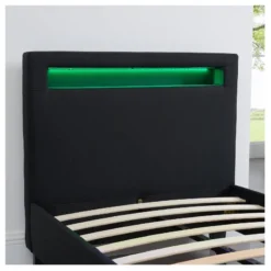 Lit Simple MOLINA 90x190 Cm -Promos Déco Vestiaire Boutique 4a8c7ef25b5f413a936c24de9700e4dc