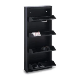 Meuble à Chaussures KIBO 4 Compartiments -Promos Déco Vestiaire Boutique 4a9f63b66a1343cb82a377fde9ce6ead