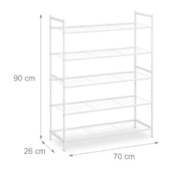 Étagère à Chaussures Empilable 5 Niveaux -Promos Déco Vestiaire Boutique 4b0e4d6db47a4c9dbf308c0529c9a8dd