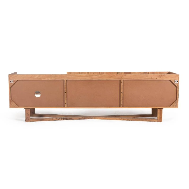 Endah - Meuble Tv En Bois De Midi Massif 5 Endah - Meuble Tv En Bois De Midi Massif – Image 5