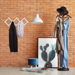 2x Garde Robe Mural En Bois Pliable -Promos Déco Vestiaire Boutique 4d2ad89e9bc3432faa54df6e13def381