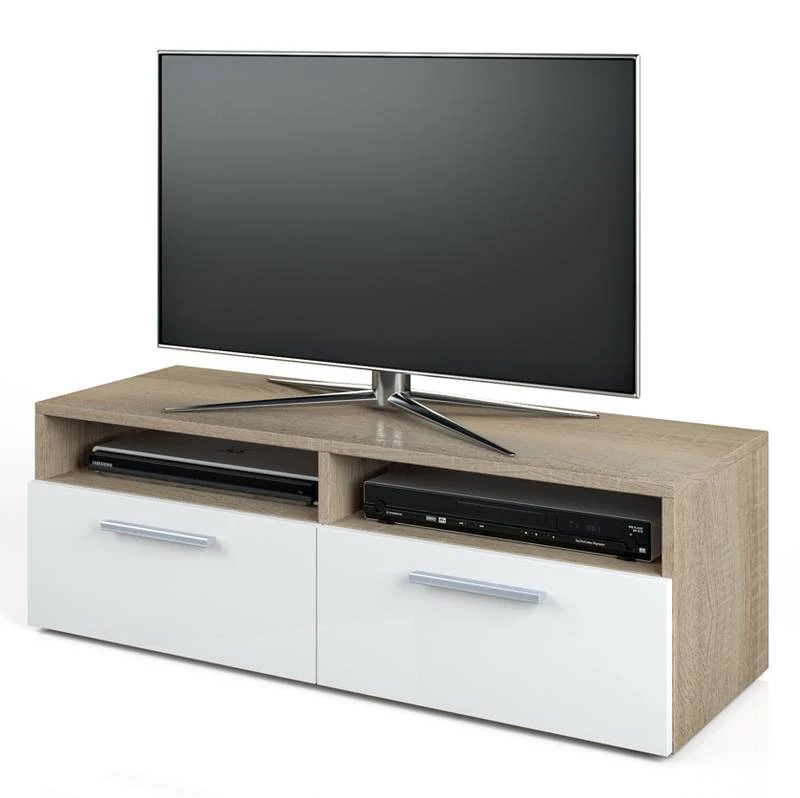 Buffet Bas Diego Sonoma/blanc 2 Buffet Bas Diego Sonoma/blanc – Image 2