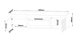 Meuble TV KNOXVILLE02 -Promos Déco Vestiaire Boutique 4f7832b5f17048ef8e5e2b4bda23ced7