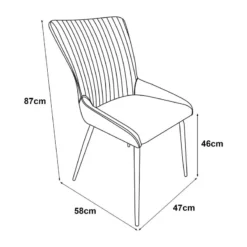Lot De 2 Chaises De Salle à Manger Seeb -Promos Déco Vestiaire Boutique 5389559974b145e78acf9c8384ccdfc0