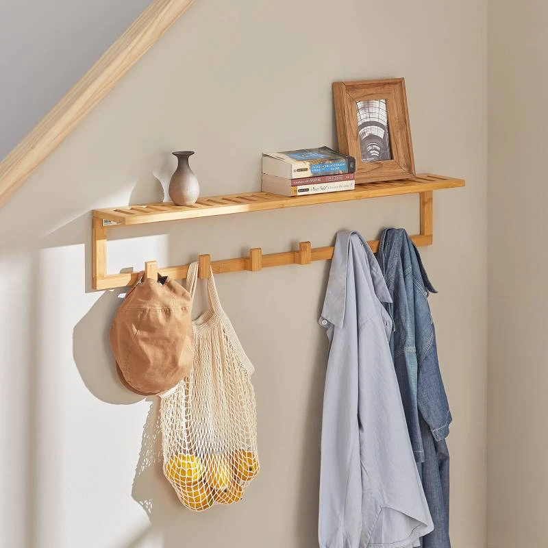 Étagère Murale Porte-manteau FHK06-N 4 Étagère Murale Porte-manteau FHK06-N – Image 4
