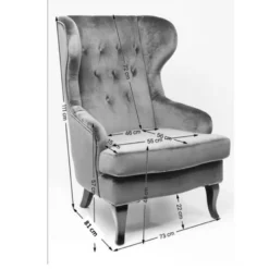 Fauteuil Wing Patchwork -Promos Déco Vestiaire Boutique 596f8f9c81e84a7da565ac0a28a68ad9
