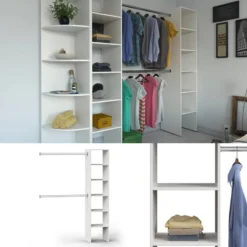 Armoire-penderie Visit 9 Armoire-penderie Visit -Promos Déco Vestiaire Boutique 5a43c1d4e8c64c5e8df7ad93610665c8