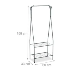 Portemanteau Avec 2 étagères -Promos Déco Vestiaire Boutique 5b45c0a1d20949fbabdb8f0afe7f2d85