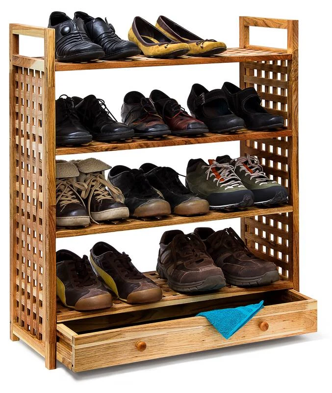 Étagère à Chaussures Armoire Noyer 1 Étagère à Chaussures Armoire Noyer