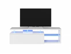 Meuble TV LED 1 Porte Et 4 Niches 8 Meuble TV LED 1 Porte Et 4 Niches -Promos Déco Vestiaire Boutique 5c34d2b4dbec478890fa3039ccbd36b5