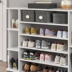 Meuble à Chaussures Levin Blanc -Promos Déco Vestiaire Boutique 5e1326f62515422c99204a341933c40f