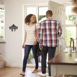 2x Porte-manteau Mural En Fonte Noir -Promos Déco Vestiaire Boutique 602cfd62c0f14ddf85a0fc9382c62f8b