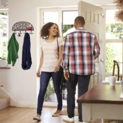 Porte-manteaux Mural Blanc En Lot De 2 -Promos Déco Vestiaire Boutique 62101a1546b44f1da5d9dfdd9820f818 1