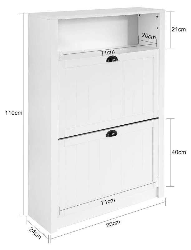 Commode à Chaussures FSR87-W 7 Commode à Chaussures FSR87-W – Image 7