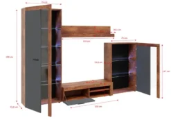 FURNIX Ensemble Meubles Rivay Sans LED -Promos Déco Vestiaire Boutique 647fdba946c347fd8ae73489cb9e6a13
