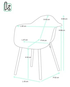 Fauteuil Patchwork OVO (lot De 2) -Promos Déco Vestiaire Boutique 64f770d9569841828565b4c83fec67d7