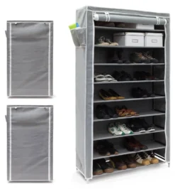 3x Meubles à Chaussures Anthracite