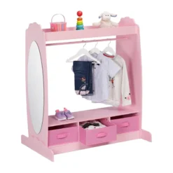 Garde-robe Pour Enfant Avec Miroir
