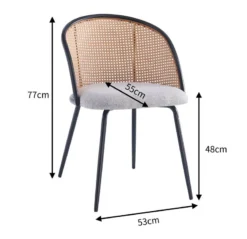 Lot De 2 Chaises KOBE -Promos Déco Vestiaire Boutique 6e014780d80d4c43a4bf38c263f875dc