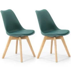 Lot De 2 Chaises Klara Vert -Promos Déco Vestiaire Boutique 6fd7ec75ebf143b89565a68686b7a17e