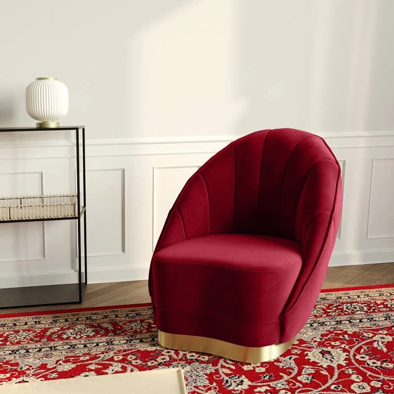 Fauteuil BETTY Bordeaux 5 Fauteuil BETTY Bordeaux – Image 5