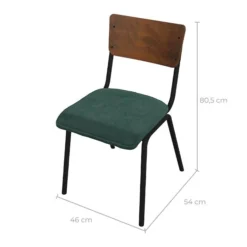 Chaise Nico (Lot De 2) -Promos Déco Vestiaire Boutique 73b0f16c78c44dc092a361c531d8f2f4