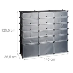 Meuble à Chaussures 18 Compartiments -Promos Déco Vestiaire Boutique 73daf47ae9e24f0a9b7164e2856ba8e6