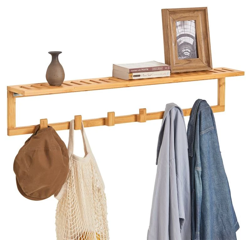 Étagère Murale Porte-manteau FHK06-N 1 Étagère Murale Porte-manteau FHK06-N