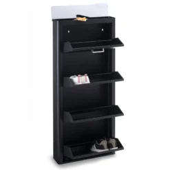 Meuble à Chaussures KIBO 4 Compartiments -Promos Déco Vestiaire Boutique 772b525abe054b57a96dc31c716f95c2