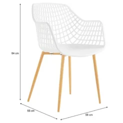 Chaises LUCIA (Lot De 4) -Promos Déco Vestiaire Boutique 788d31a5e5e145b3b71bdf55ba4cd2dd