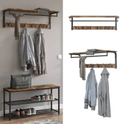 Porte-manteau Mural Fyrk 100cm -Promos Déco Vestiaire Boutique 7a4307af9d724e75bd052e24b2c00227