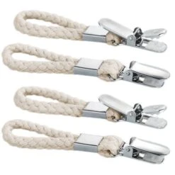 Promos Déco Vestiaire Boutique 5 Wenko Stabilo Cintres Porte-serviettes à Clip