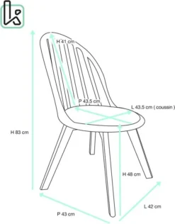 Chaise Bistrot Pied Bois BOLD (lot De 2) 9 Chaise Bistrot Pied Bois BOLD (lot De 2) -Promos Déco Vestiaire Boutique 7bae9d7595cd4a01a0a7c6752d0b8dcf