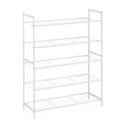 Étagère à Chaussures En Métal 5 Niveaux -Promos Déco Vestiaire Boutique 7beacbf0f9994436a881bb6a554496a7
