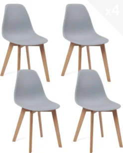 Chaise Scandinave NAO (lot De 4)