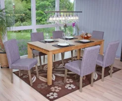 Chaise De Salle à Manger Littau Textile -Promos Déco Vestiaire Boutique 7eb80bddcf1542f19dafd1052f235dde