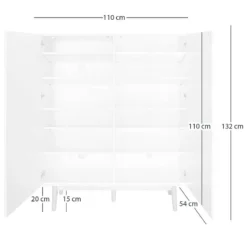 Meuble à Chaussures LINDHOLM - 2 Portes -Promos Déco Vestiaire Boutique 8000024234 230823 500 SKETCH DETAILS P000000008000024234 sketch
